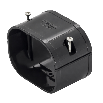 INABA DENKO SJ-77-A Duct Coupler For SLIMDUCT SD-77 Lineset Cover In Anthracite Grey For Refrigerant Pipe Systems