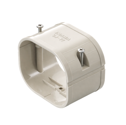 INABA DENKO SJ-77-I Duct Coupler For SLIMDUCT SD-77 Lineset Cover And Refrigerant Pipe Trunking System