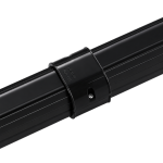 INABA DENKO SJ-100-K Coupler Joint With SLIMDUCT SD-100 Lineset Covers For Black Refrigerant Pipe Trunking System