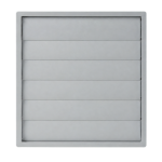 Soler And Palau PER-200 W External Ventilation Grille With Gravity Shutter Ø200 mm Light Grey RAL 7035