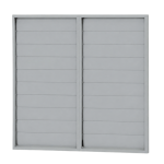 Soler And Palau PER-630 W Ventilation Grille With Automatic Gravity Shutter Ø630 mm UV Resistant Plastic