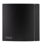 Soler And Palau DESIGN-100 Matt Black Front Cover 5210011000 For SILENT-100 DESIGN Bathroom Extractor Fans