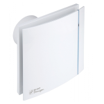Soler And Palau SILENT-100 DESIGN 3C vannas istabas ventilators ar elegantu baltu priekšējo paneli un dekoratīvu krāsainu joslu