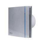 Soler And Palau SILENT-100 DESIGN SILVER 3C Bathroom Extractor Fan Ø100 mm With 85 m³/h Airflow