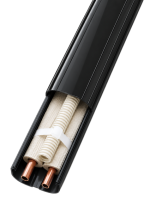 INABA DENKO SLIMDUCT SD-77-K Decorative PVC Lineset Cover For Refrigerant Pipes And Continuous Trunking Installation