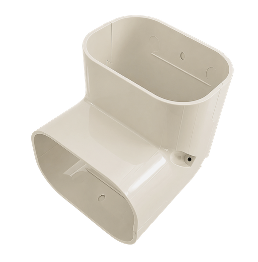 INABA DENKO SC-100-I 90° Vertical Elbow INABA DENKO SC-100-I 90° Vertical Elbow For SLIMDUCT SD-100 Ivory Lineset Cover And Air Conditioner Trunking System