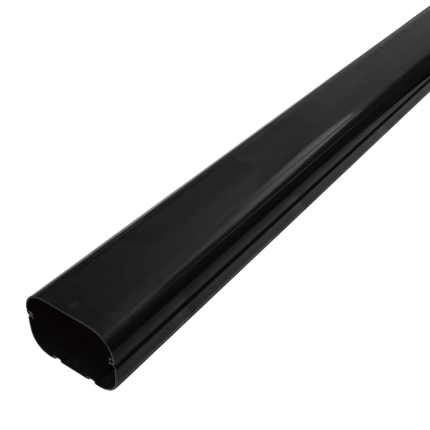 INABA DENKO SLIMDUCT SD-100-K Lineset Cover 2 m Black For Air Conditioner And Heat Pump Refrigerant Pipe Trunking