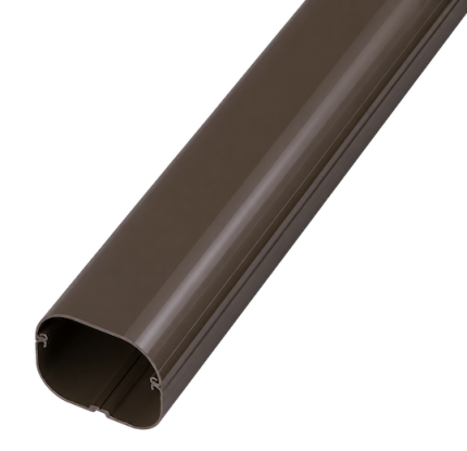 INABA DENKO SLIMDUCT SD-77-B Lineset Cover 2 m Brown RAL 6014 For Air Conditioner And Heat Pump Refrigerant Pipes