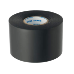 INABA DENKO HF-50-K Black Self-Adhesive Insulation Tape 50 mm × 20 m For HVAC Refrigerant Pipe Wrapping And Protection