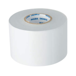 INABA DENKO HF-50-W White Self-Adhesive PVC Insulation Tape 50 mm × 20 m For HVAC Refrigerant Pipe Wrapping And Protection