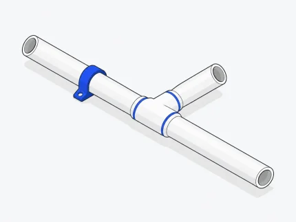 Rigid condensate drain system