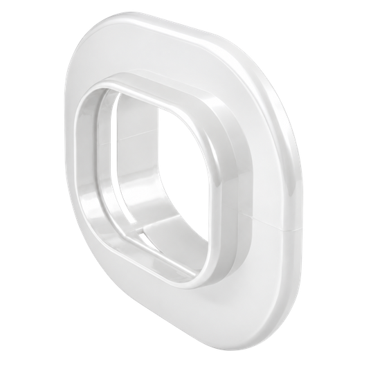 INABA DENKO SWC-77-W White Wall And Ceiling Inlet For SD-77 INABA DENKO SWC-77-W White Wall And Ceiling Inlet For SLIMDUCT SD-77 Decorative Trunking And HVAC Refrigerant Pipes