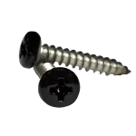 Viti decorative in acciaio inossidabile nere INABA DENKO, 20 mm, per un’installazione sicura e discreta dei raccordi per canaline SLIMDUCT SD