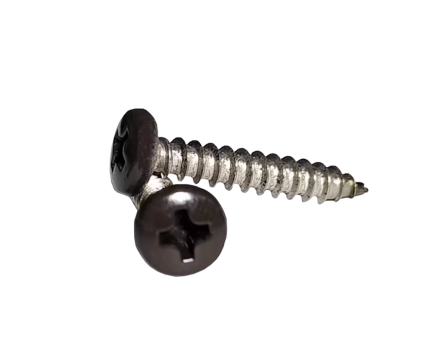 Vis décoratives en acier inoxydable marron INABA DENKO, 20 mm, pour une fixation discrète des raccords de cache-conduites SLIMDUCT SD