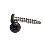 INABA DENKO Anthracite Grey Decorative Stainless Steel Screws, 20 mm, for SLIMDUCT SD lineset cover fittings