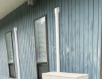 INABA DENKO SLIMDUCT SD kanalsystem, installation med SW-77 väggavslut 90° för dragning av köldmedierör i VVS