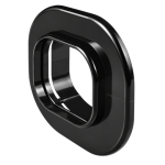 INABA DENKO SWC-77-K Black Wall And Ceiling Inlet For SLIMDUCT SD-77 PVC Trunking And HVAC Refrigerant Pipe Routing