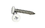 INABA DENKO White Decorative Stainless Steel Screws 20 mm For Discreet Fixing Of SLIMDUCT SD Lineset Cover Fittings
